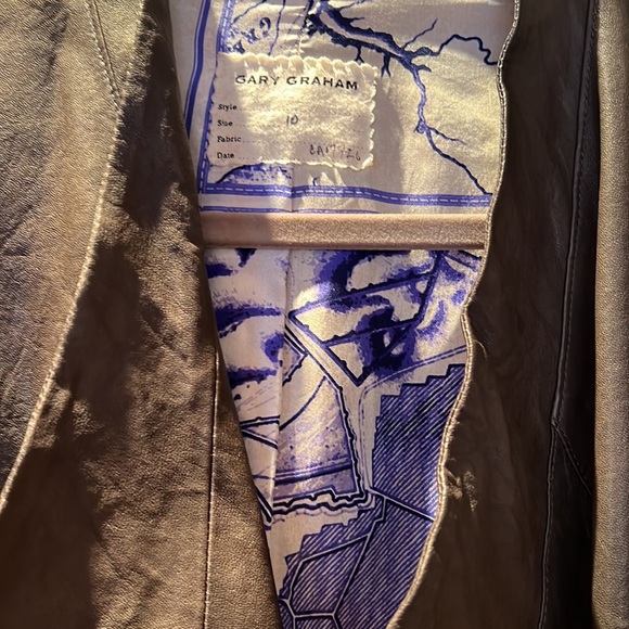 Gary Graham leather over shirt - Picture 2 of 3